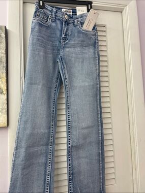 Los Angeles Apparel Light Blue Flare Jeans